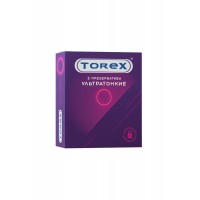 Презервативы "TOREX" ультратонкие, 3 шт.